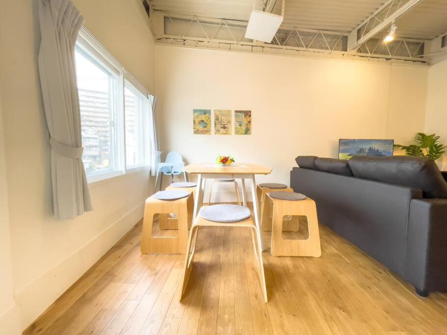 Jr天王寺駅・寺田町駅から徒歩圏内！ファミリー大歓迎の広々欧風ハイツ！ Apartment Osaka Luaran gambar